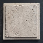 Frame concrete wall tile with nested recessed square frame