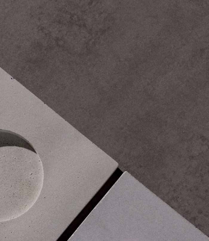 Arc concrete tile