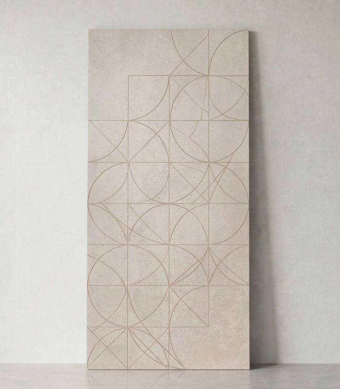 Imprint graphic concrete panel