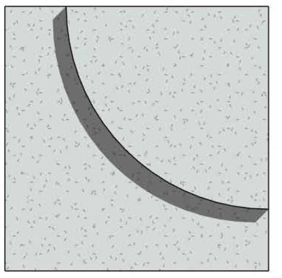 Loop concrete tile
