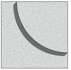 Loop concrete tile