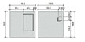 Niche concrete tile